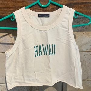 Brandy Melville cropped HAWAII tank. OS.